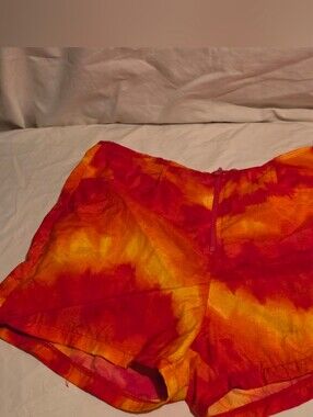Catalina Vintage Tie Dyed Swim Shorts, Lightweight Quick Drying Vibrant Sz M